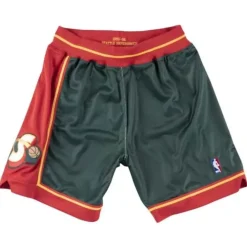 Shorts Mitchell & Ness -1995-96 Authentic Shorts Seattle Supersonics