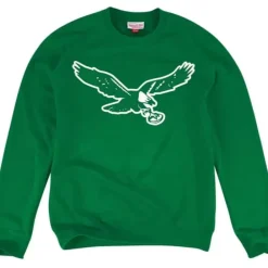 Apparel Mitchell & Ness Hoodies & Sweatshirts-1948-1969 Bird Crew Philadelphia Eagles