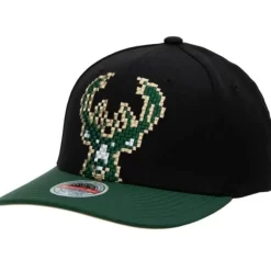 Headwear Mitchell & Ness -8 Bit Xl Classic Red Milwaukee Bucks