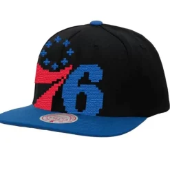 Headwear Mitchell & Ness -8 Bit Xl Snapback Hwc Philadelphia 76Ers