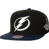 Headwear Mitchell & Ness -2 Tone Side Patch Snapback Tampa Bay Lightning