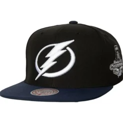 Headwear Mitchell & Ness -2 Tone Side Patch Snapback Tampa Bay Lightning