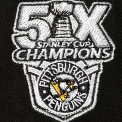 Headwear Mitchell & Ness -2 Tone Side Patch Snapback Pittsburgh Penguins