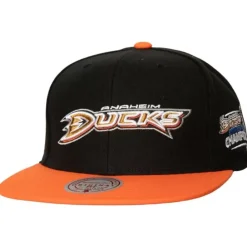 Headwear Mitchell & Ness -2 Tone Side Patch Snapback Anaheim Ducks