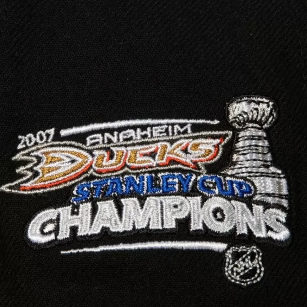 Headwear Mitchell & Ness -2 Tone Side Patch Snapback Anaheim Ducks