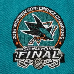 Headwear Mitchell & Ness -2 Tone Side Patch Snapback San Jose Sharks