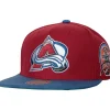 Headwear Mitchell & Ness -2 Tone Side Patch Snapback Colorado Avalanche