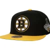 Headwear Mitchell & Ness -2 Tone Side Patch Snapback Boston Bruins
