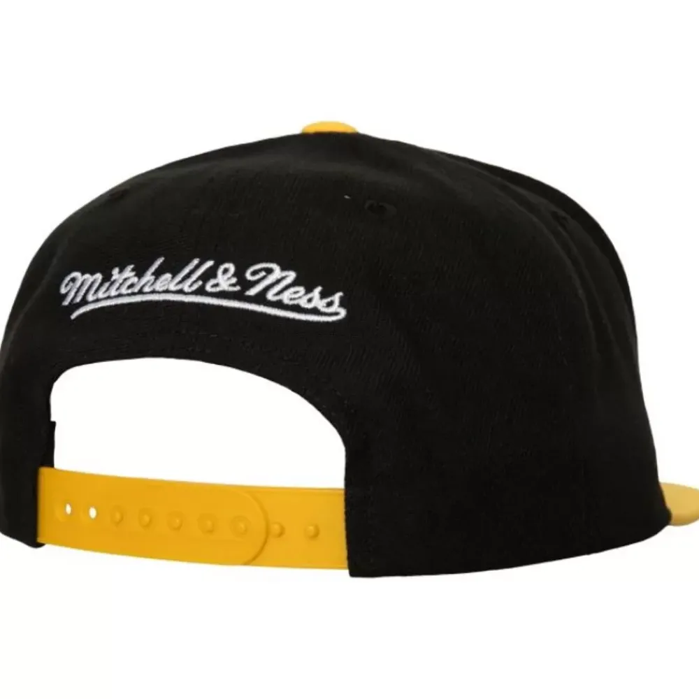 Headwear Mitchell & Ness -2 Tone Side Patch Snapback Boston Bruins