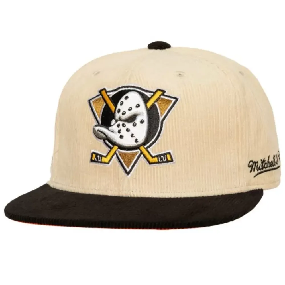 Headwear Mitchell & Ness -2 Tone Team Cord Fitted Anaheim Ducks