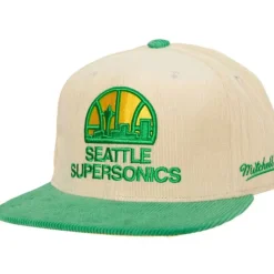 Headwear Mitchell & Ness -2 Tone Team Cord Fitted Hwc Seattle Supersonics