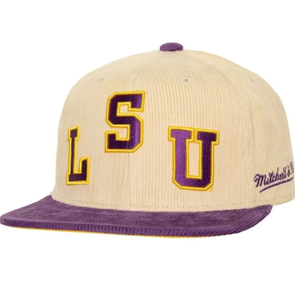 Headwear Mitchell & Ness -2 Tone Team Cord Fitted Louisiana State University