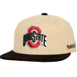 Headwear Mitchell & Ness -2 Tone Team Cord Fitted Ohio State
