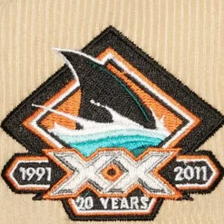 Headwear Mitchell & Ness -2 Tone Team Cord Fitted San Jose Sharks