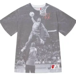 Apparel Mitchell & Ness T-Shirts & Tops-Above The Rim Sublimated Ss Tee New York Knicks Nate Robinson