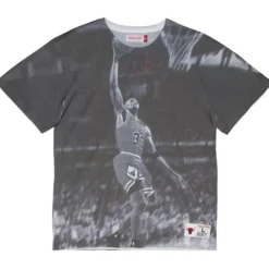 Apparel Mitchell & Ness T-Shirts & Tops-Above The Rim Sublimated Ss Tee Chicago Bulls Scottie Pippen