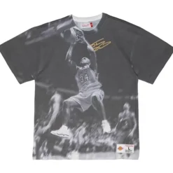 Apparel Mitchell & Ness T-Shirts & Tops-Above The Rim Sublimated Ss Tee Los Angeles Lakers Shaquille O'Neal