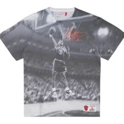 Apparel Mitchell & Ness T-Shirts & Tops-Above The Rim Sublimated Ss Tee New York Knicks John Starks