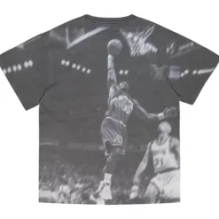 Apparel Mitchell & Ness T-Shirts & Tops-Above The Rim Sublimated Ss Tee Utah Jazz Karl Malone