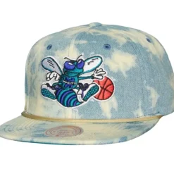 Headwear Mitchell & Ness -Acid Wash Snapback Hwc Charlotte Hornets