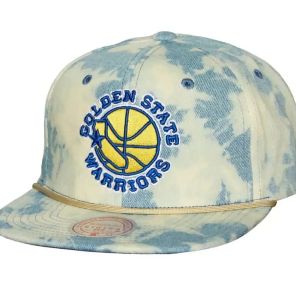 Headwear Mitchell & Ness -Acid Wash Snapback Hwc Golden State Warriors