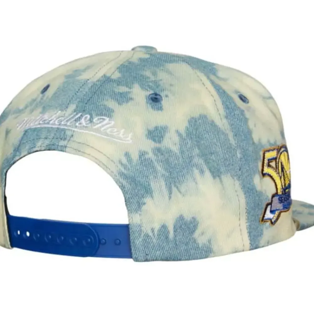 Headwear Mitchell & Ness -Acid Wash Snapback Hwc Golden State Warriors