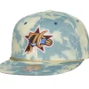 Headwear Mitchell & Ness -Acid Wash Snapback Hwc Philadelphia 76Ers
