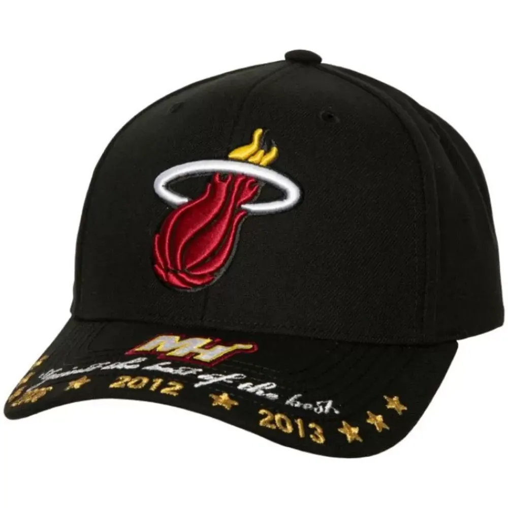 Headwear Mitchell & Ness -Against The Best Pro Snapback Miami Heat