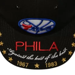 Headwear Mitchell & Ness -Against The Best Pro Snapback Hwc Philadelphia 76Ers