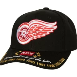 Headwear Mitchell & Ness -Against The Best Pro Snapback Vntg Detroit Red Wings