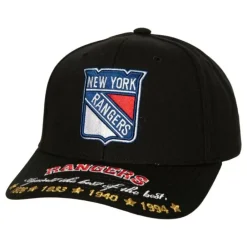 Headwear Mitchell & Ness -Against The Best Pro Snapback Vntg New York Rangers