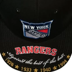 Headwear Mitchell & Ness -Against The Best Pro Snapback Vntg New York Rangers