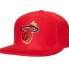 Headwear Mitchell & Ness -All Directions Snapback Hwc Miami Heat
