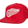 Headwear Mitchell & Ness -All Directions Snapback Vntg Detroit Red Wings