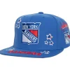 Headwear Mitchell & Ness -All Out Snapback New York Rangers