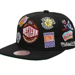 Headwear Mitchell & Ness -All Over Conference Deadstock Snapback Hwc West