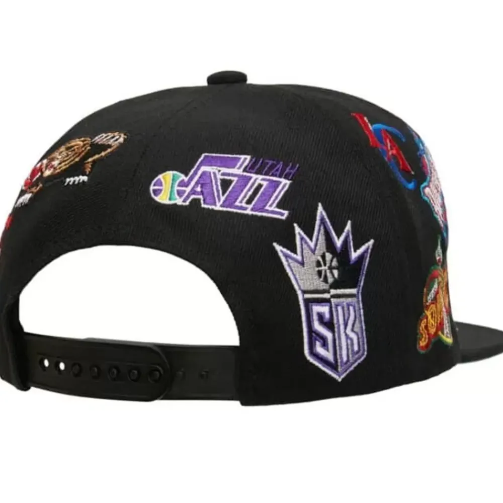 Headwear Mitchell & Ness -All Over Conference Deadstock Snapback Hwc West