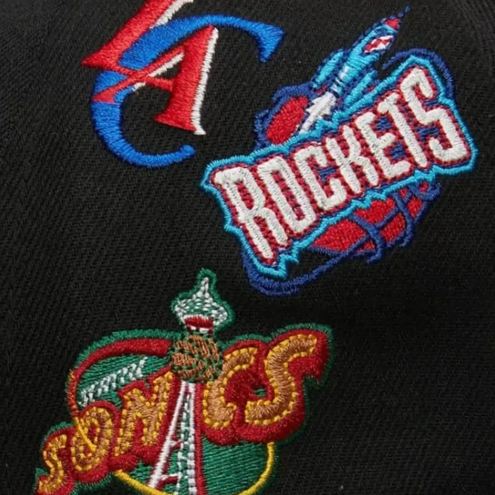 Headwear Mitchell & Ness -All Over Conference Deadstock Snapback Hwc West