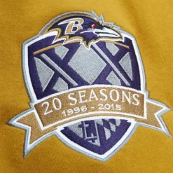 Apparel Mitchell & Ness Hoodies & Sweatshirts-All Over Crew 3.0 Baltimore Ravens