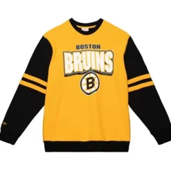 Apparel Mitchell & Ness Hoodies & Sweatshirts-All Over Crew 2.0 Boston Bruins