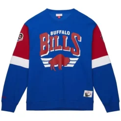 Apparel Mitchell & Ness Hoodies & Sweatshirts-All Over Crew 3.0 Buffalo Bills