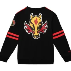 Apparel Mitchell & Ness Hoodies & Sweatshirts-All Over Crew 2.0 Calgary Flames