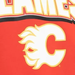 Apparel Mitchell & Ness Hoodies & Sweatshirts-All Over Crew 2.0 Calgary Flames