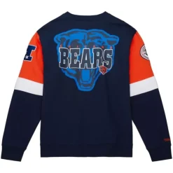 Apparel Mitchell & Ness Hoodies & Sweatshirts-All Over Crew 3.0 Chicago Bears
