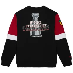 Apparel Mitchell & Ness Hoodies & Sweatshirts-All Over Crew 3.0 Chicago Blackhawks