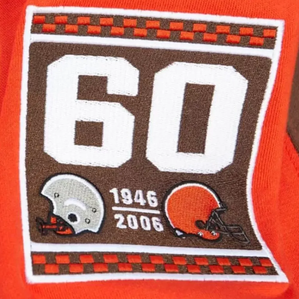 Apparel Mitchell & Ness T-Shirts & Tops-All Over Crew 2.0 Cleveland Browns