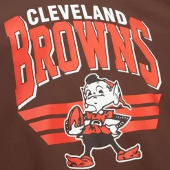 Apparel Mitchell & Ness Hoodies & Sweatshirts-All Over Crew 3.0 Cleveland Browns