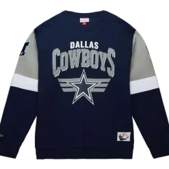 Apparel Mitchell & Ness Hoodies & Sweatshirts-All Over Crew 3.0 Dallas Cowboys