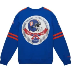 Apparel Mitchell & Ness T-Shirts & Tops-All Over Crew 2.0 Denver Broncos