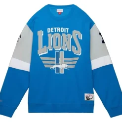 Apparel Mitchell & Ness Hoodies & Sweatshirts-All Over Crew 3.0 Detroit Lions